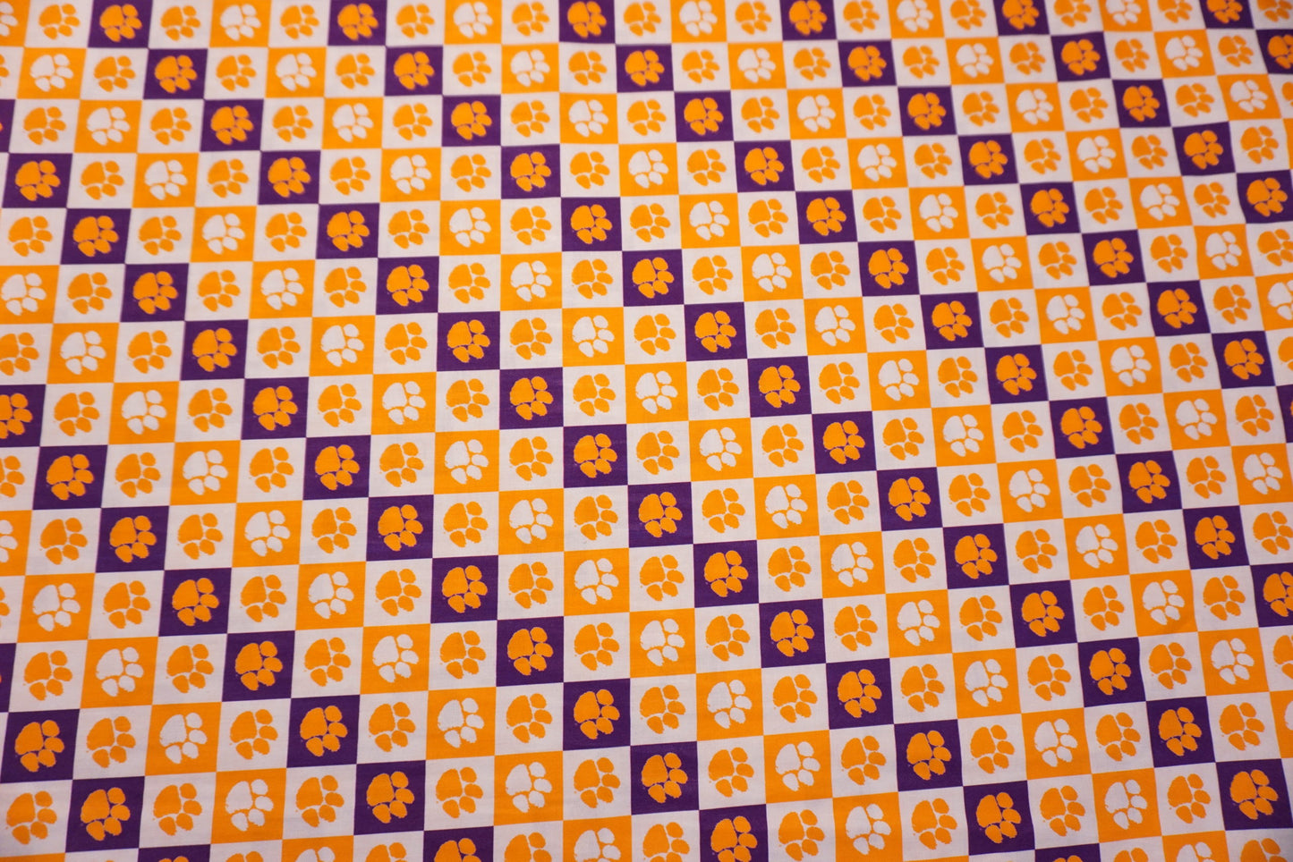 Clemson Tigers Quilting Fabric