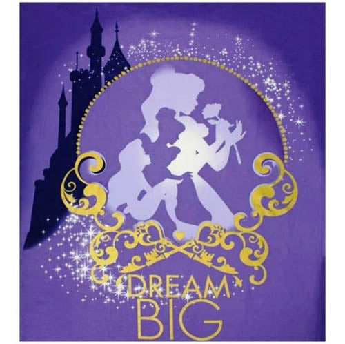 Dream Big Disney Princess Panel Quilting Cotton Fabric
